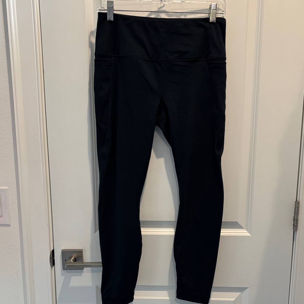 90 Degree By Reflex Women’s dark blue leggings with side pockets